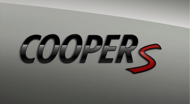Cooper S 字母，钢琴黑
